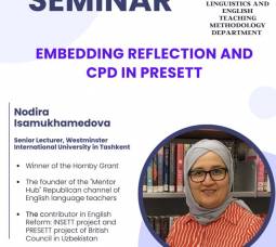 «Embedding Reflection and CPD in PRESETT»