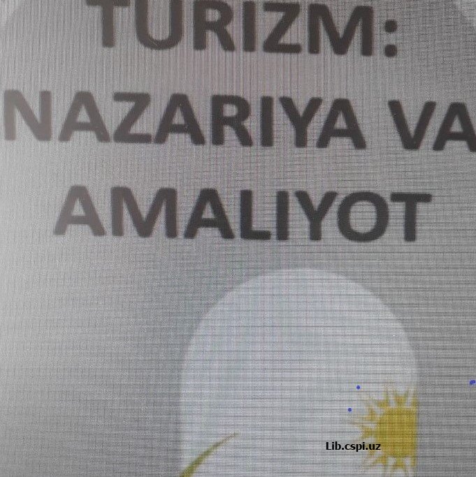 Turizm nazariya va amaliyot