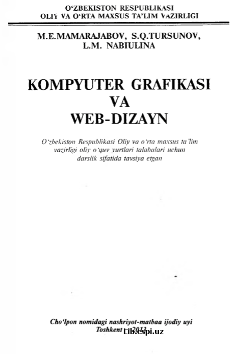Kompyuter grafikasi va web-dizayn