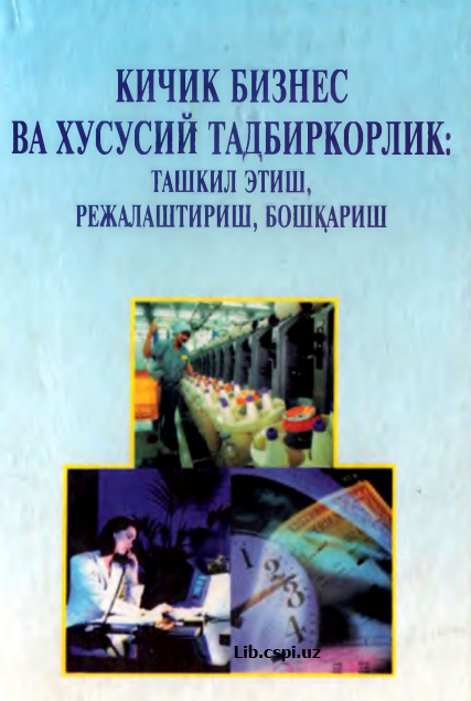 Kichik beznes va xususiy tadbirkorlik