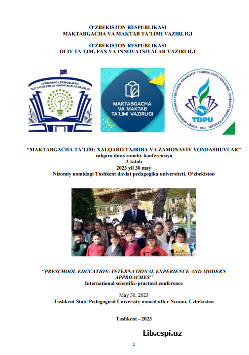 Maktabgacha ta'lim yoshidagi bolalarning psixologik rivojlanishi