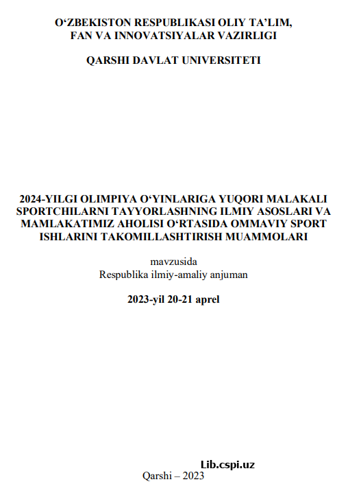 Maktabgacha yoshdagi tarbiyalanuvchilarni jismoniy tarbiya darsiga tayyorlash