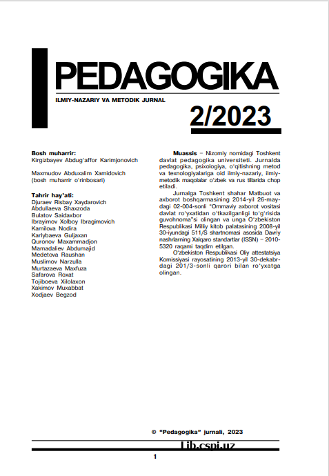 Boshlangich sinflarda ta'lim tizimini