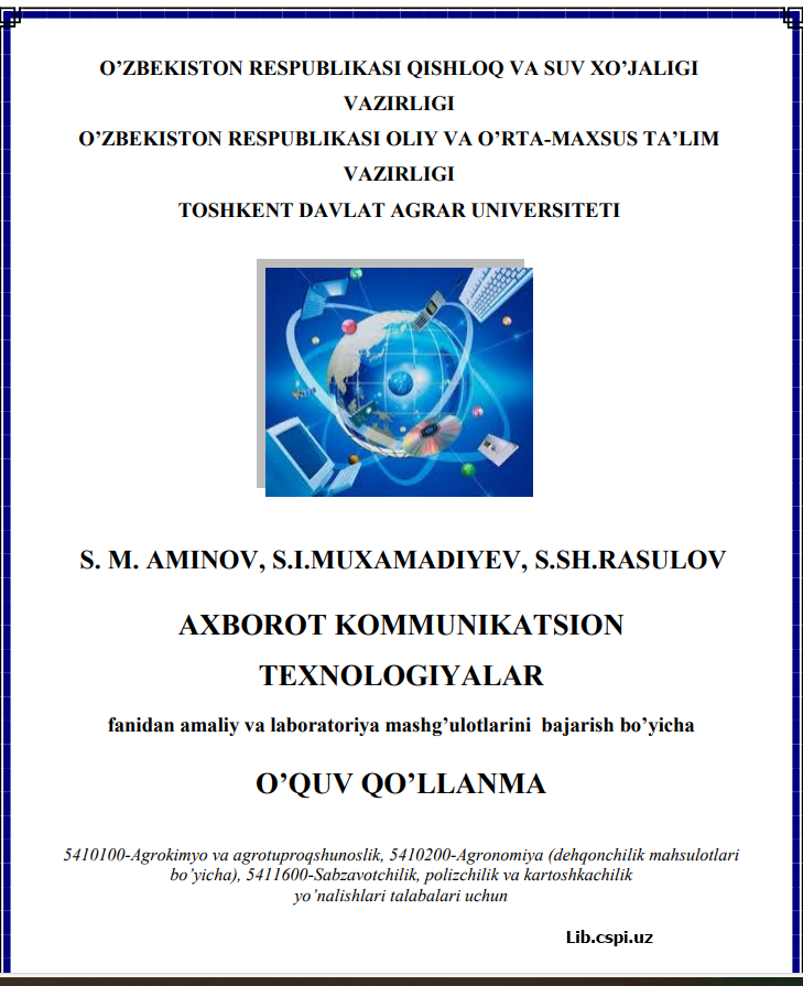 Axborot kommunikatsion texnologiyalar