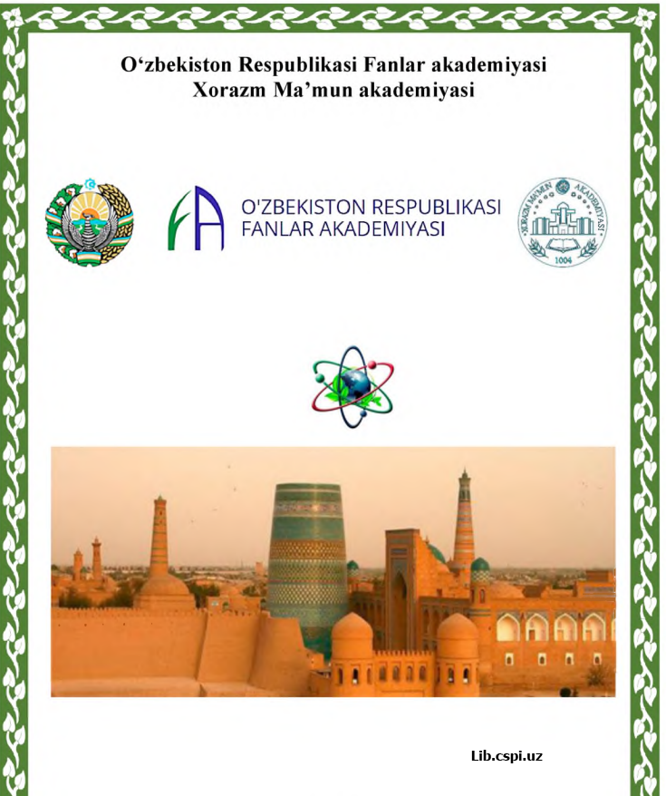 Xalqaro ilmiy konferensiyasi materiallari