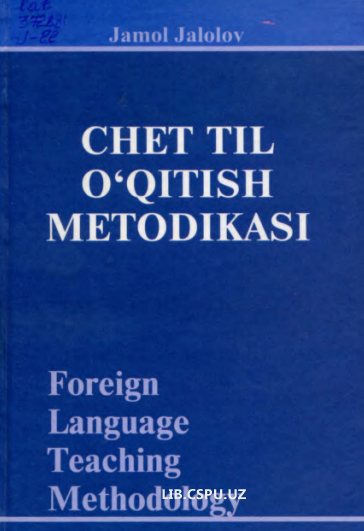 Chet tili o'qitish metodikasi