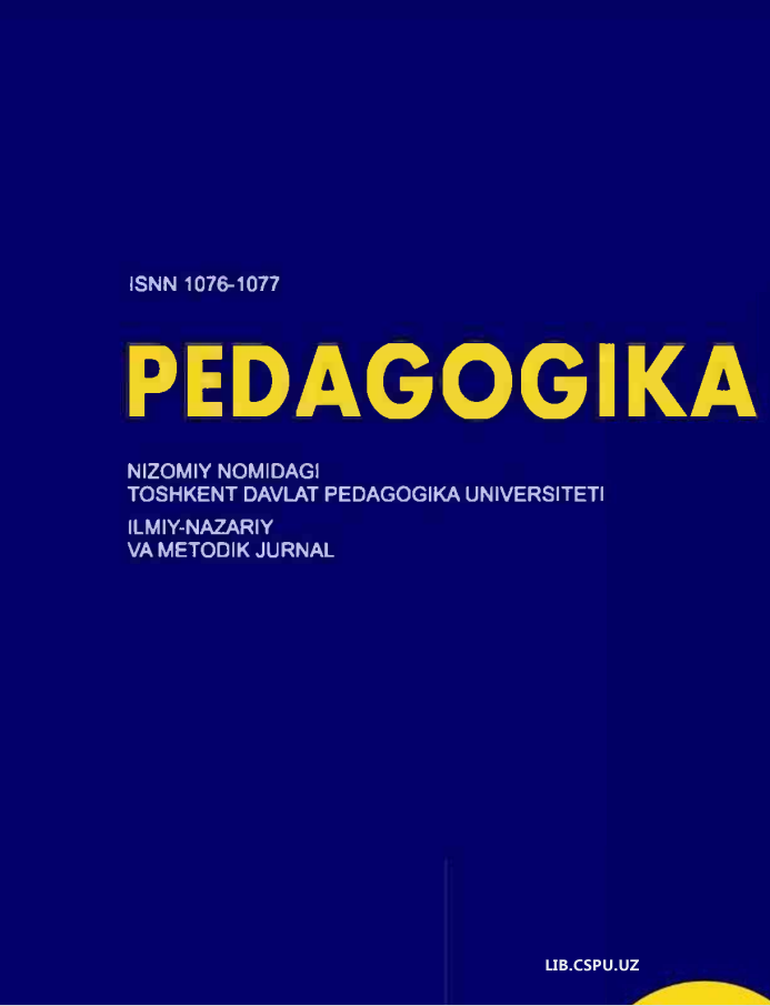 Bo'lajak tarbiya ishi pedagoglarni pedagogik faoliyatga tayyorlash holati va  muammolari tahlili
