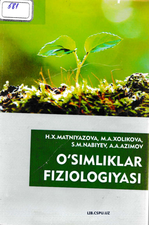 O'simliklar fiziologiyasi