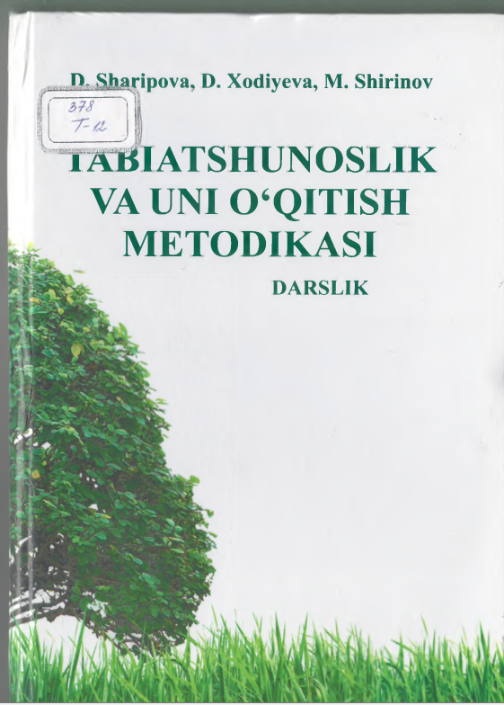 Tabiatshunoslik va uni o`qitish metodikasi