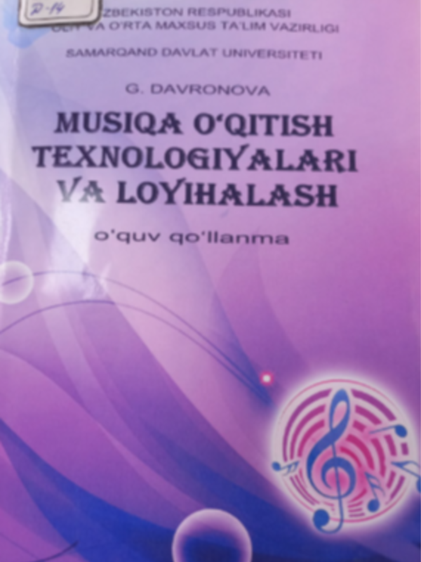 Musiqa o'qitish texnologiyalari va loyihalari