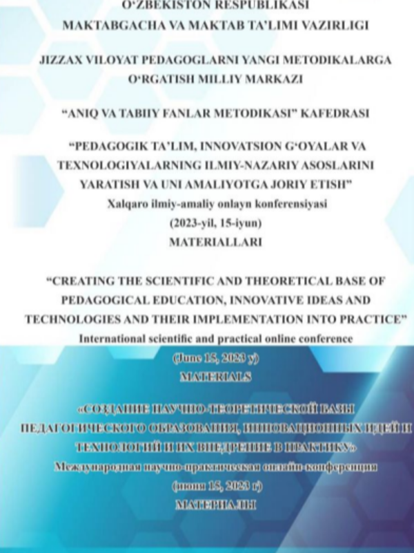 Maktabgacha  ta'limda mnemonik usullar hamda mustahkam xotirani shakllantirish