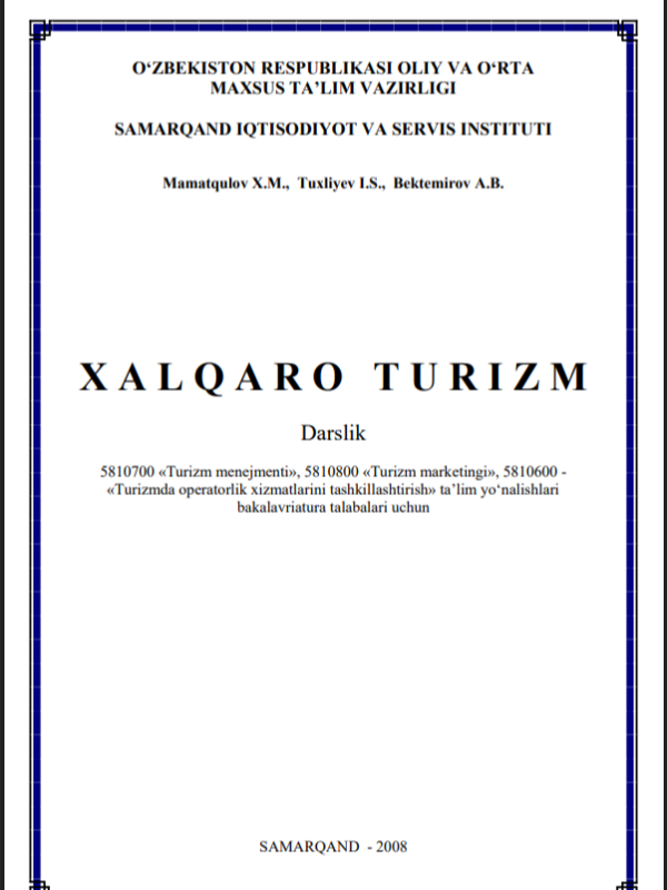 Xalqaro turizm