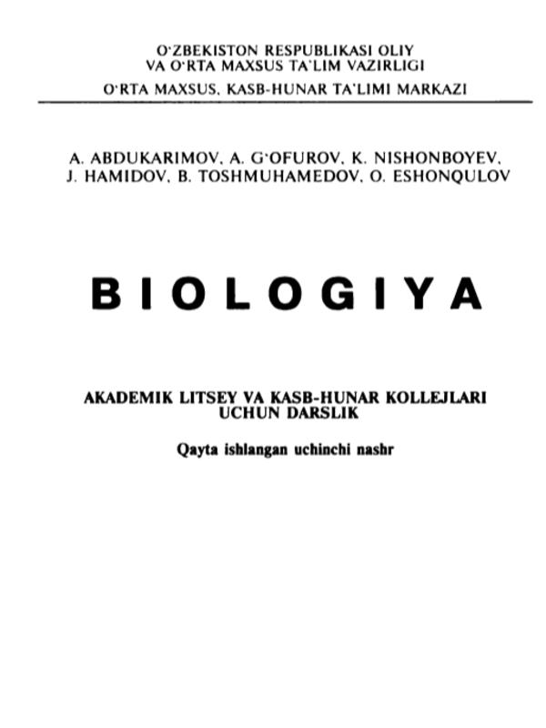Biologiya