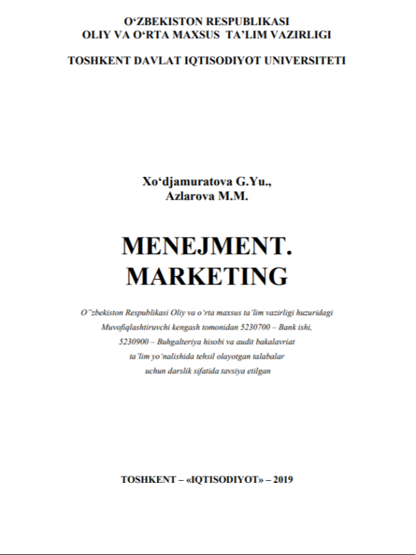 Menejment marketing