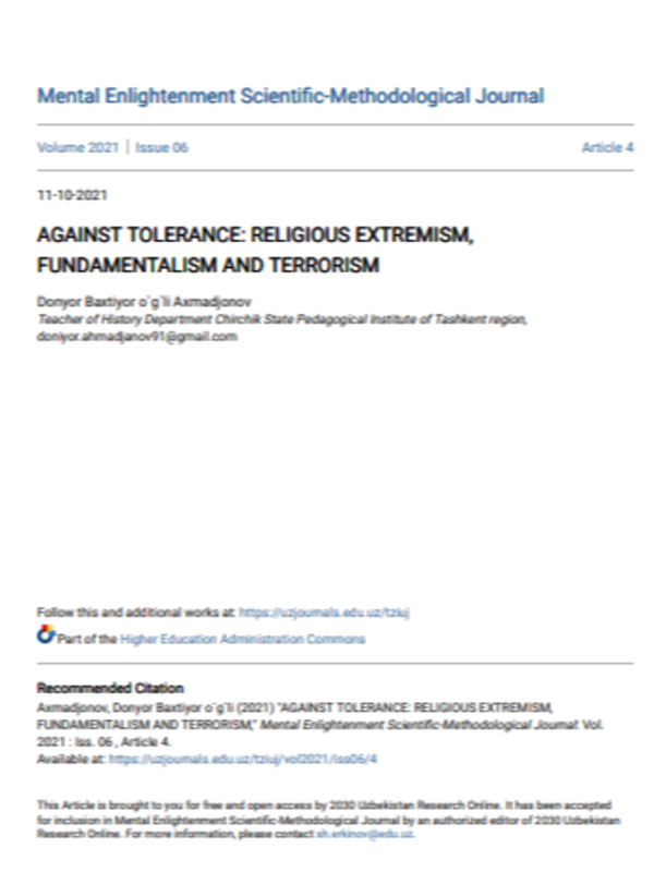 Fundamentalism and terrorism