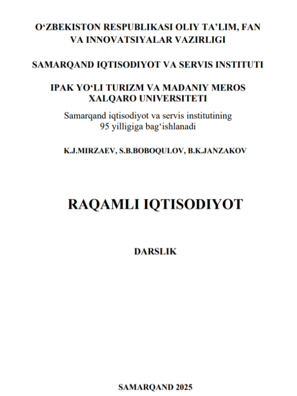 Raqamli iqtisodiyot