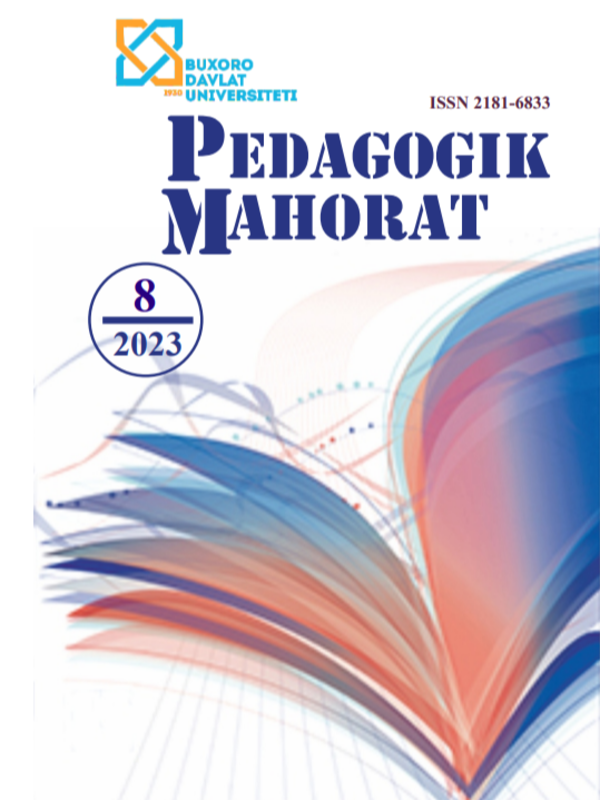 Ta’lim klasteri muhitida bo‘lajak mutaxassislarni ustoz-shogird tizimi asosida kasbiy faoliyatga tayyorlash texnologiyasi