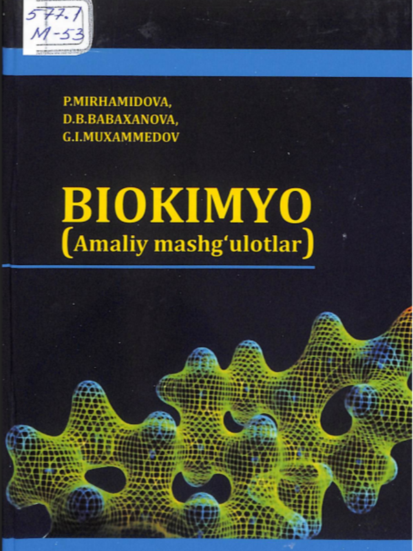 Biokimyo (amaliy mashg'ulotlar)