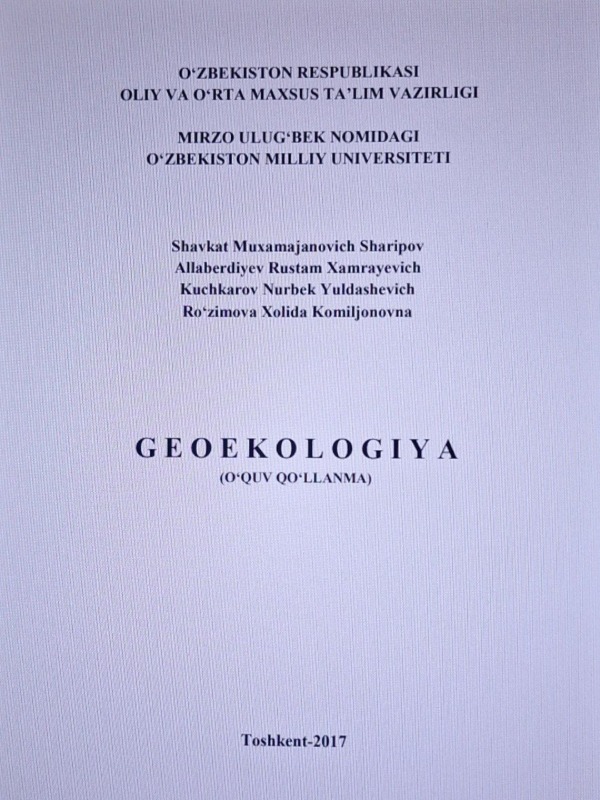 Geoekologiy
