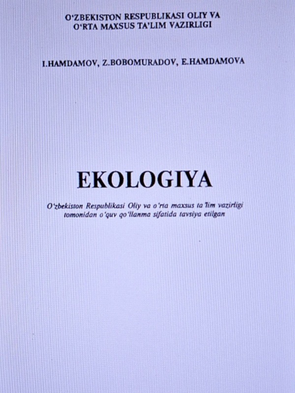 Ekologiya
