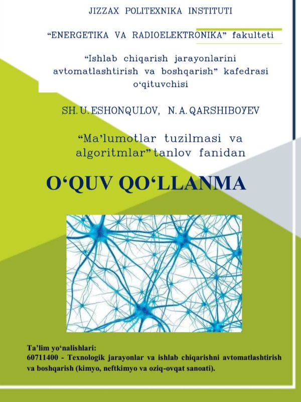 Ma'lumotlar tuzilmasi va algoritmlar