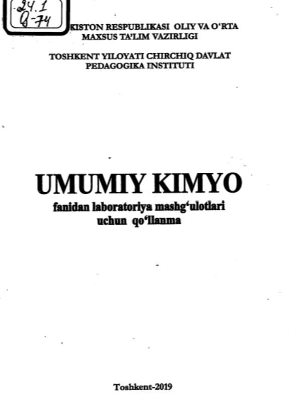 Umumiy kimyo