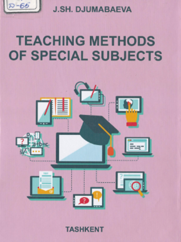 Teaching methods of special subjects
