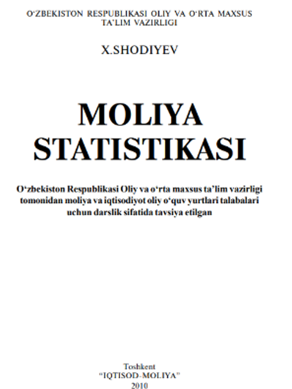Moliya statistikasi