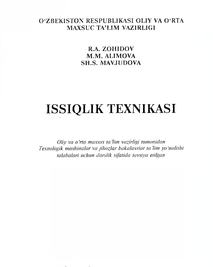 Issiqlik texnikasi