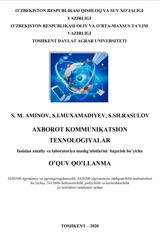 Axborot kommunikatsion texnologiyalar