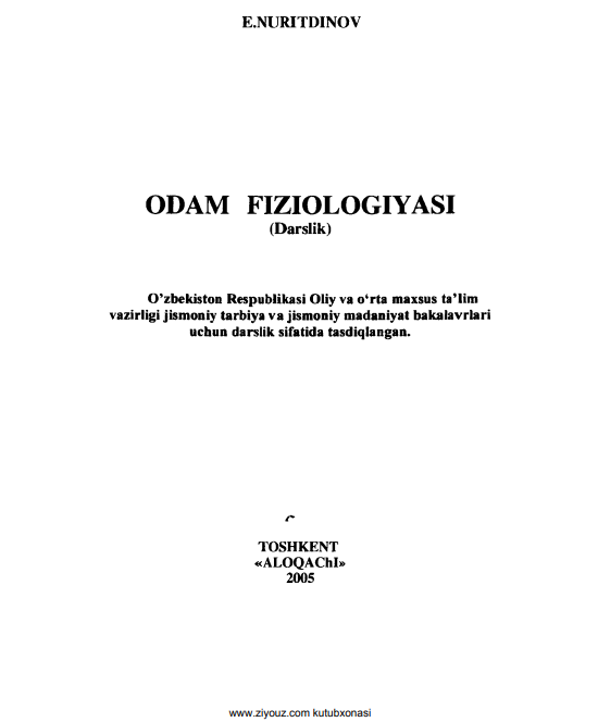 Odam fiziologiyasi