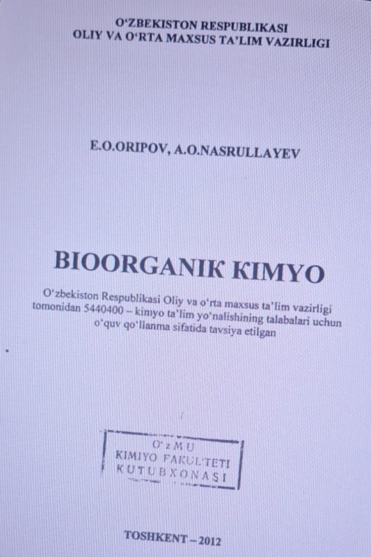 Bioorganik kimyo