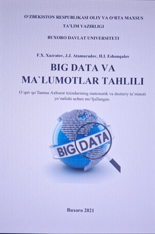 Big data va malumotlar tahlili
