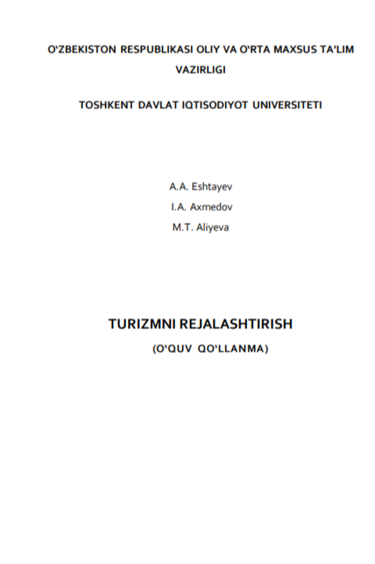 Turizmni rejalashtirish