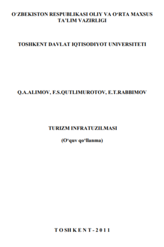 Turizmizm infratuzilmasi