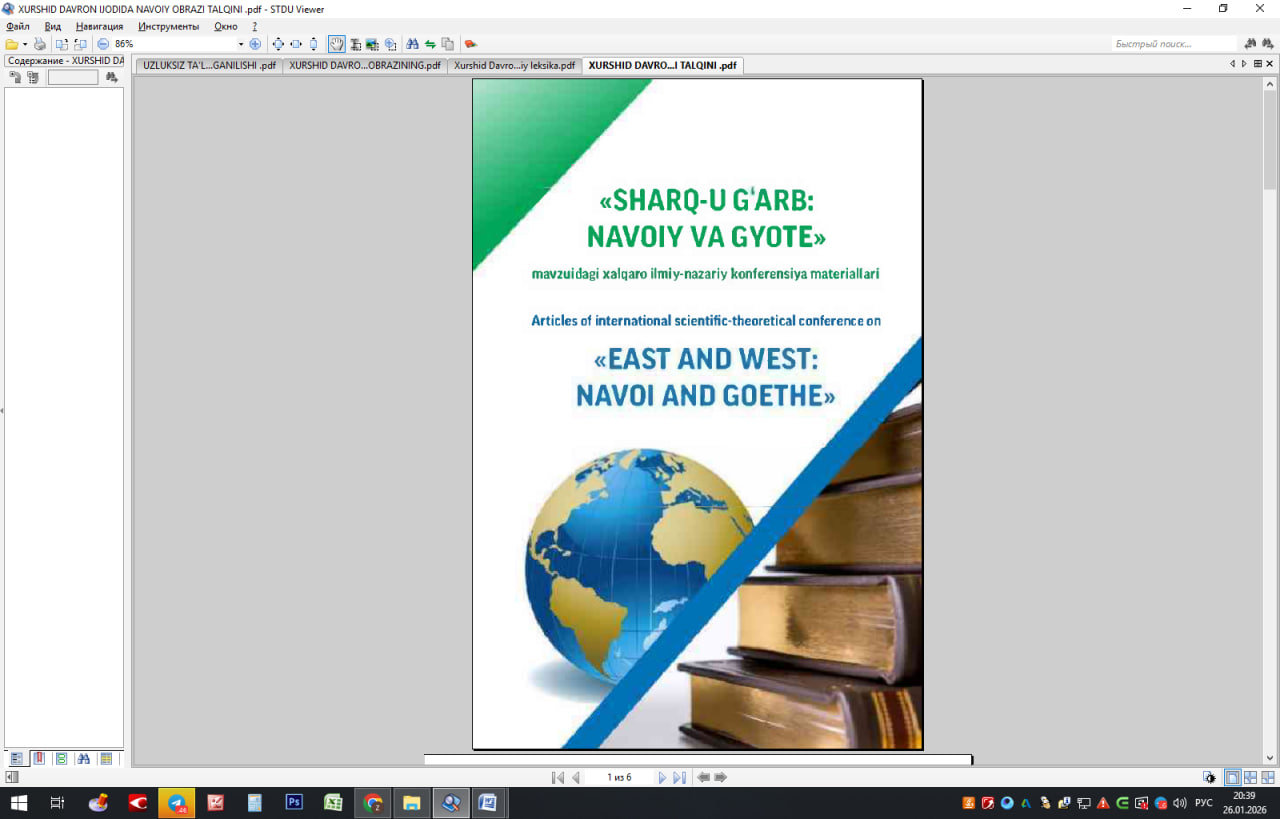 XURSHID DAVRON IJODIDA NAVOIY OBRAZI