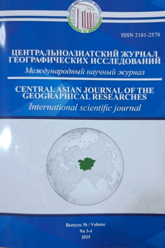 Territorial efficiency of use of irrigated lands in Bukhara region