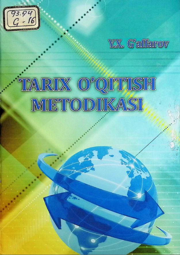 Tarix o'qitish metodikasi