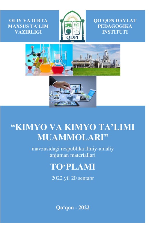 KIMYO VA KIMYO TA’LIMI  MUAMMOLARI