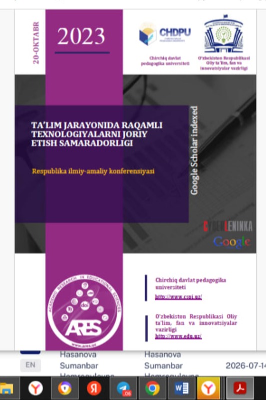 Ta’limda raqamli texnologiyalarni qo‘llash ahamiyati