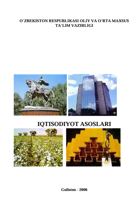Iqtisodiyot asoslari