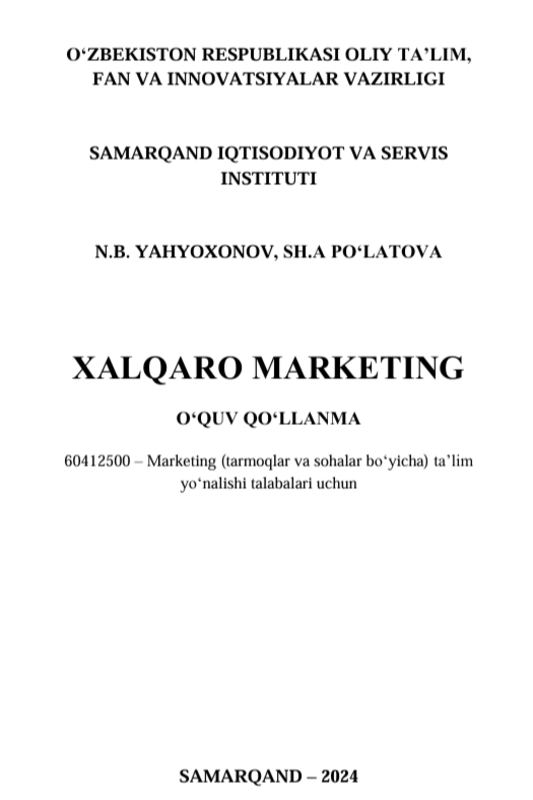 Xalqaro marketing