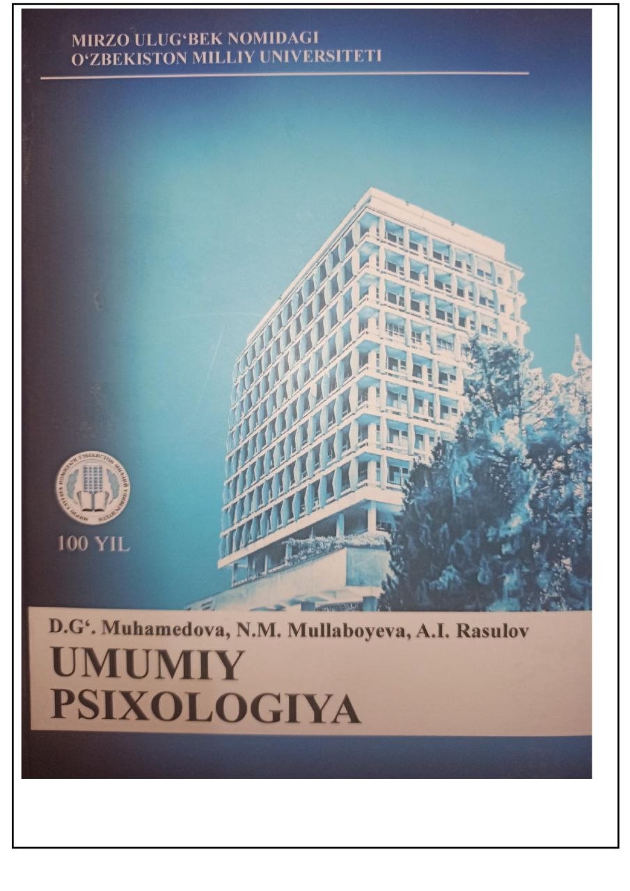 UMUMIY PSIXOLOGIYA