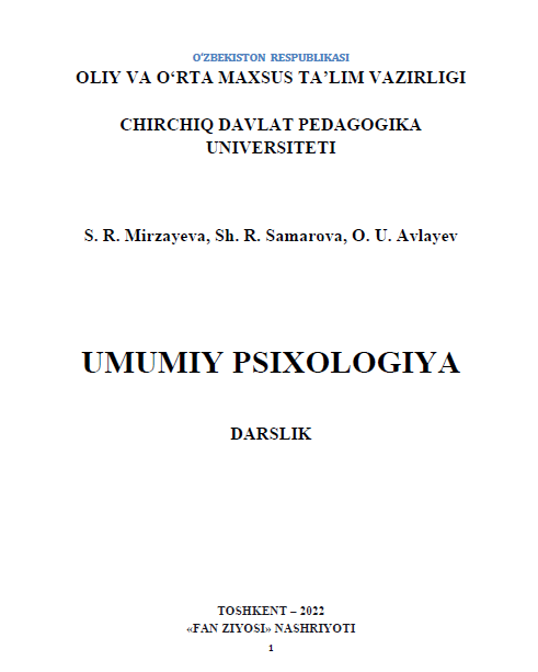 UMUMIY PSIXOLOGIYA