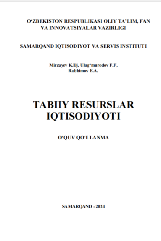 Tabiiy resurslar iqtisodiyoti