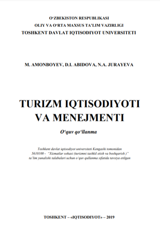 Turizm iqtisodiyoti va menejmenti