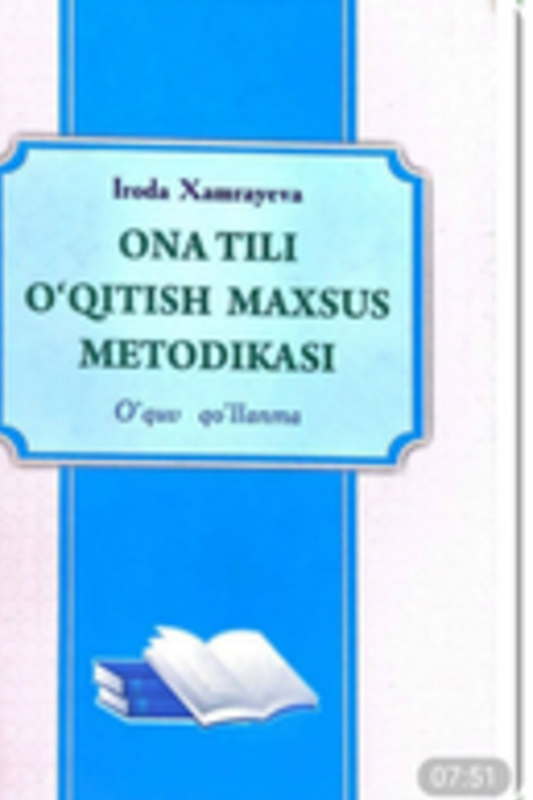 Ona tili o‘qitish maxsus metodikasi