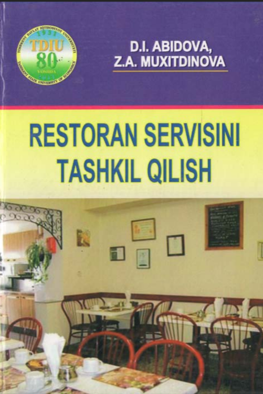 Restoran servisini tashkil qilish