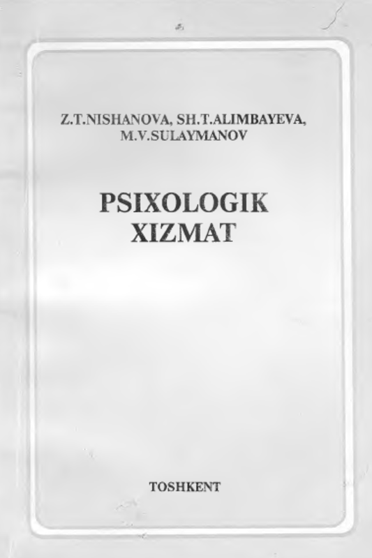 PSIXOLOGIK XIZMAT