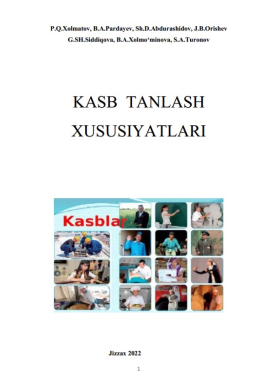 Kasb tanlash xususiyatlari